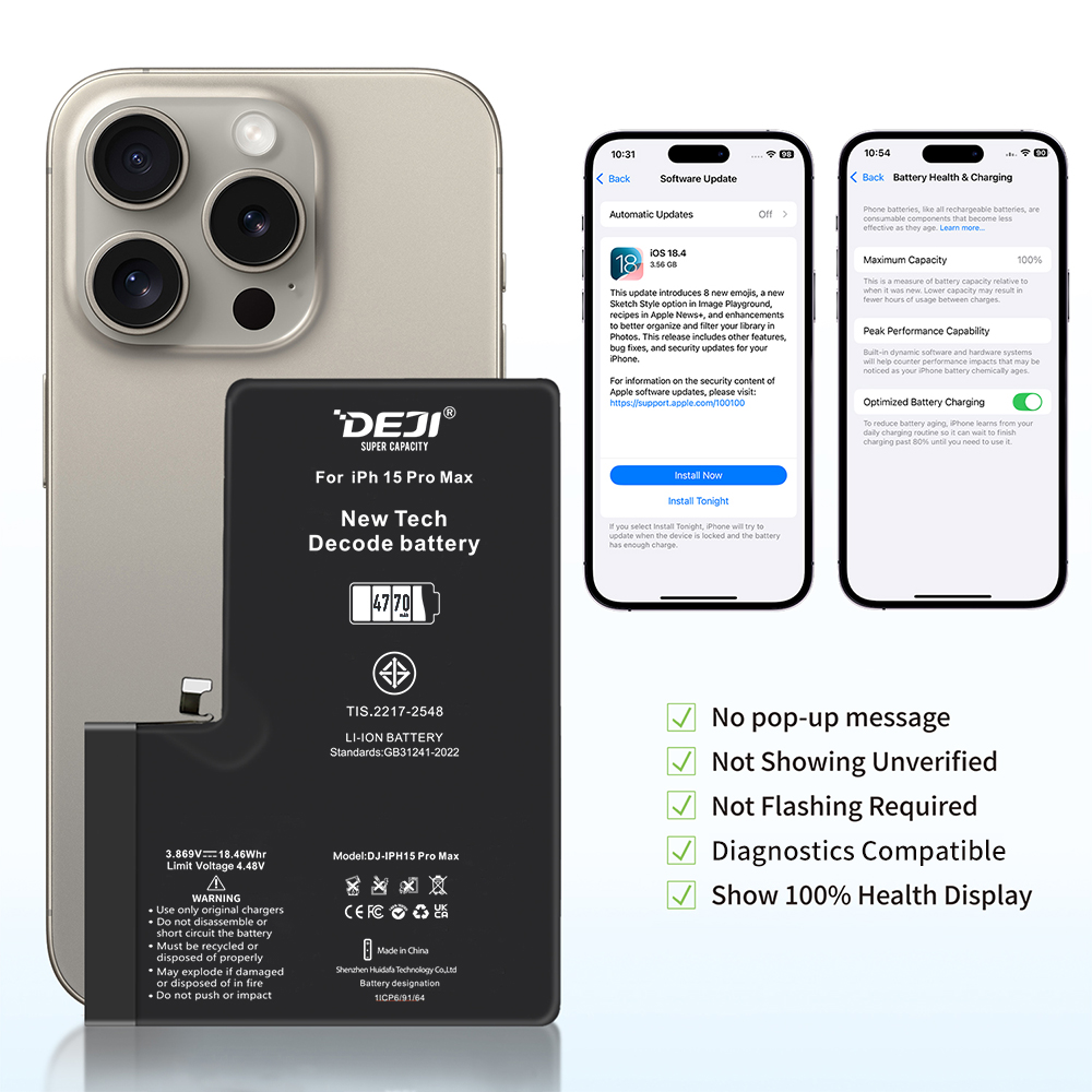 iPhone 15 Battery - DEJI